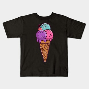 Cartoon  ice cream Kids T-Shirt